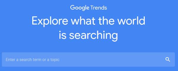 Internet marketing google trends