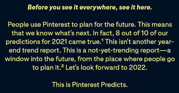 pinterest predicts 2022 pinterest
