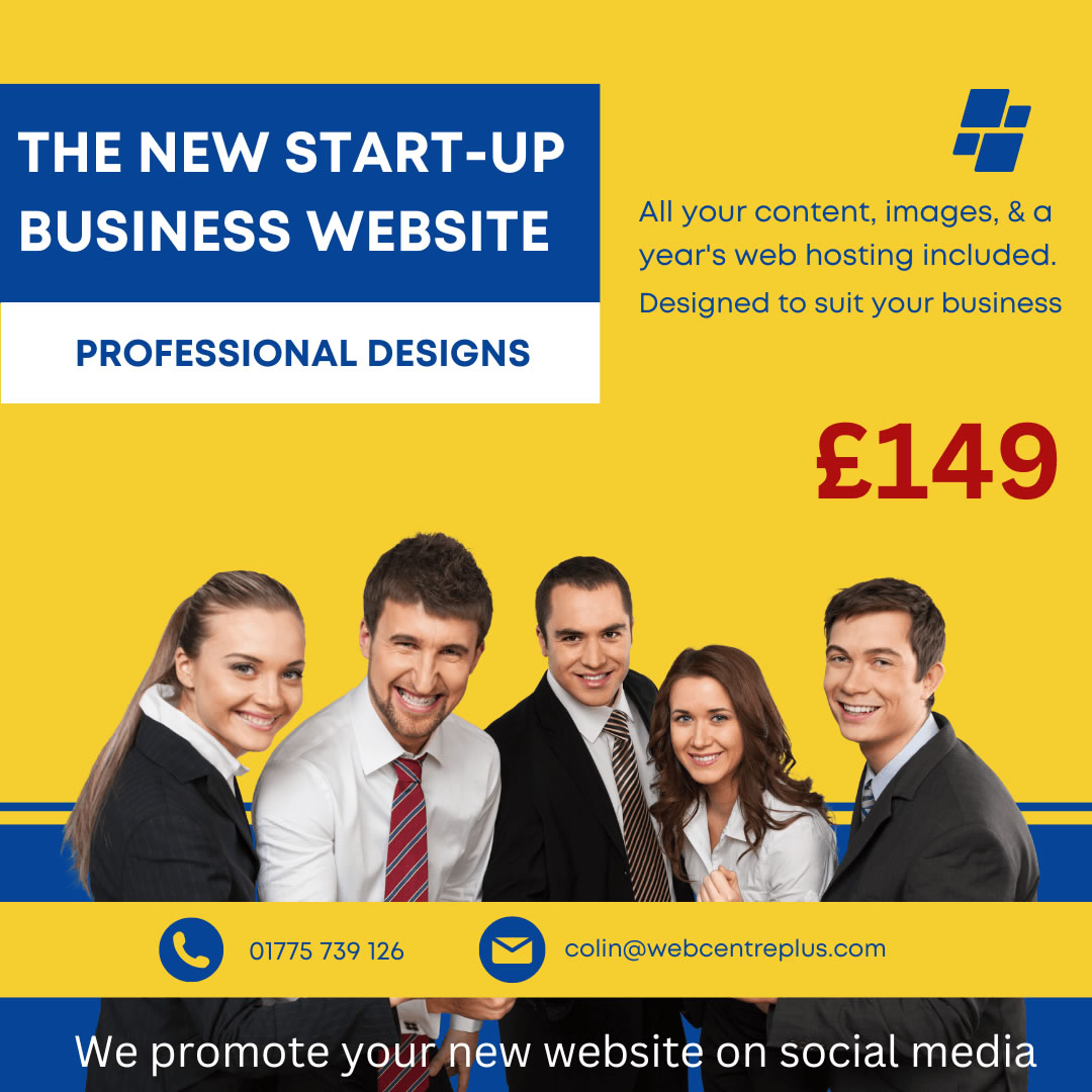 Business start ups website design