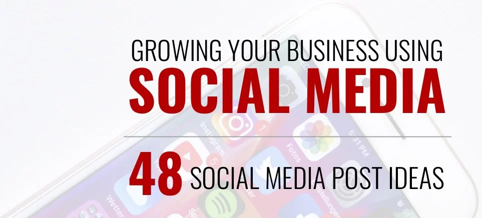 48 social media post ideas