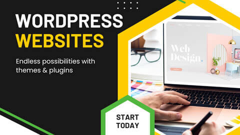 WordPress website designs Spalding