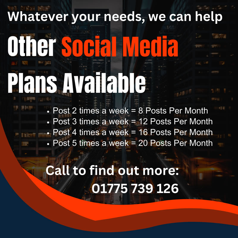Social media plans available
