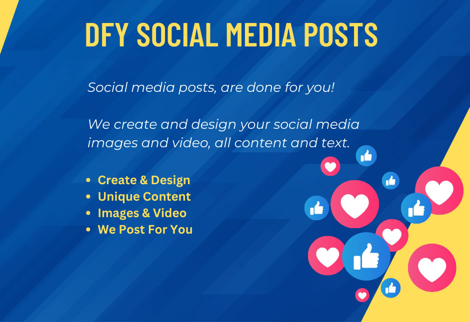 DFY Social Media Posts