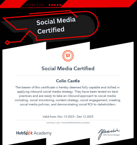 Website Ranking Social Media Certified image